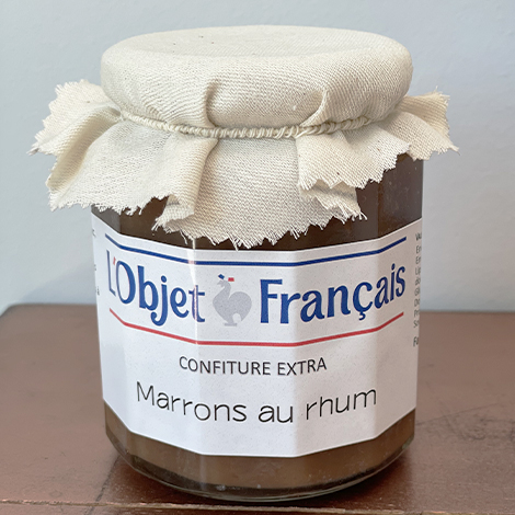 Confiture publicitaire personnalisable 335 gr marrons