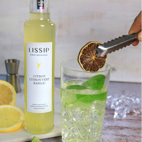 Sirop personnalisable - Citron Citron vert Basilic