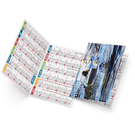 Calendrier de poche promotionnel - César