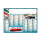 Calendrier bancaire publicitaire - BOLIDE