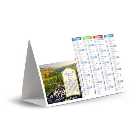Chevalet de comptoir personnalisable - Vignoble