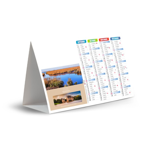 Chevalet de comptoir promotionnel - Histoire