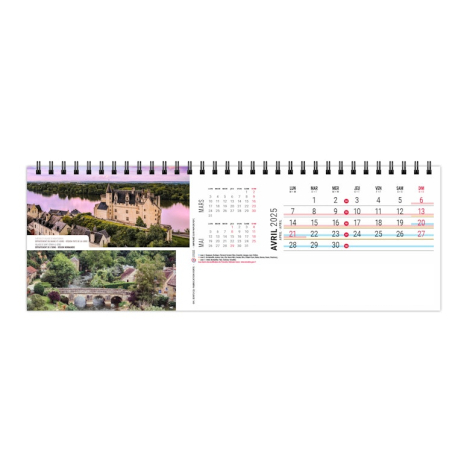 Chevalet personnalisable Maxi 13 feuillets - Patrimoine de France