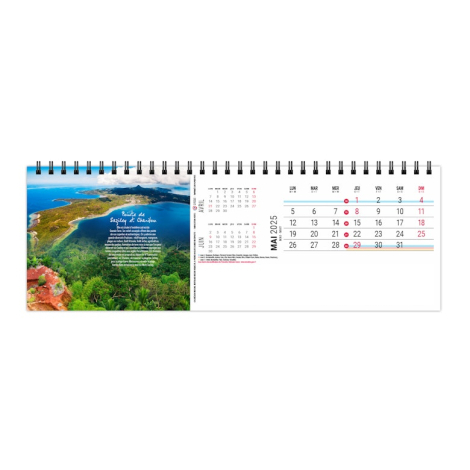 Chevalet personnalisable Maxi 13 feuillets - Ile de la Réunion