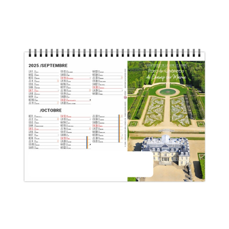 Chevalet standard personnalisable 7 feuillets - Jardins d'ornements
