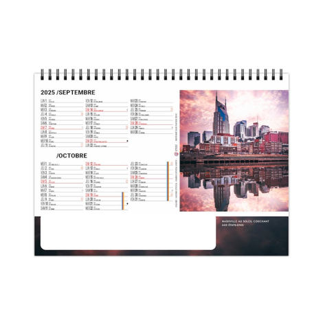 Chevalet standard publicitaire 7 feuillets - Tous sur le pont
