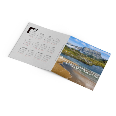 Carte de vœux promotionnelle - Destinations