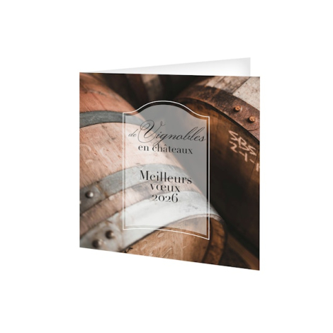 Carte de vœux promotionnelle - Vignobles