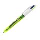 Stylo publicitaire BIC® 4 couleurs Fluo