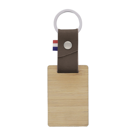 Porte clés personnalisable bambou