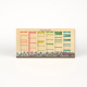 Calendrier personnalisable français - 19.6x9.6 cm