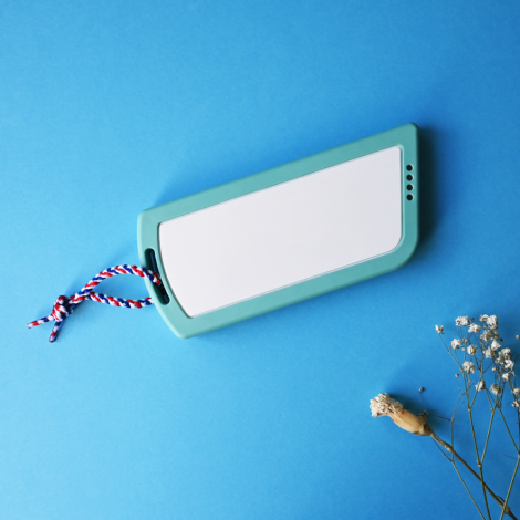 Batterie de secours personnalisable turquoise