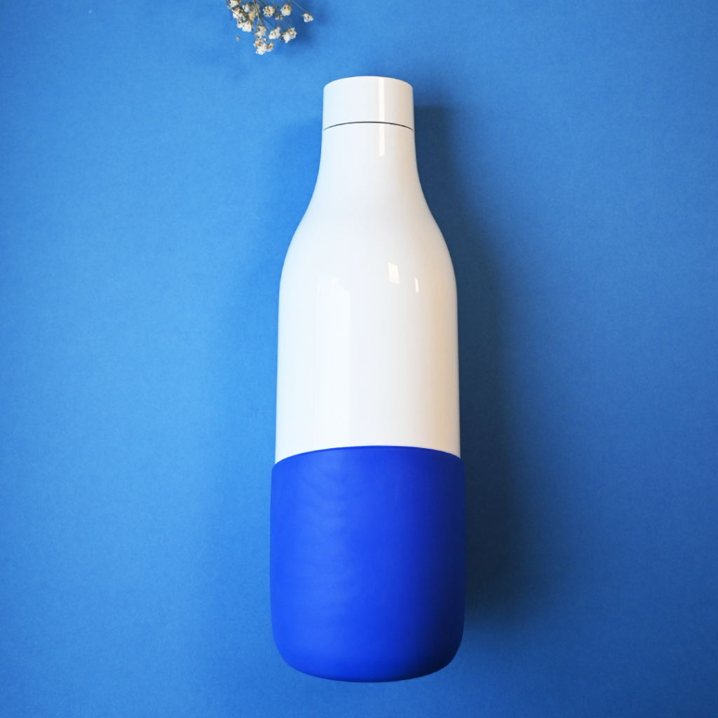 Bouteille isotherme personnalisable - 500 ml Bleu