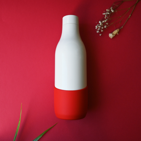 Bouteille isotherme personnalisable - 500 ml rouge
