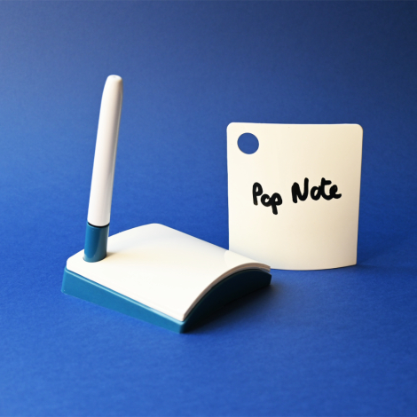 Bloc note promotionnel - Pop Note bleu