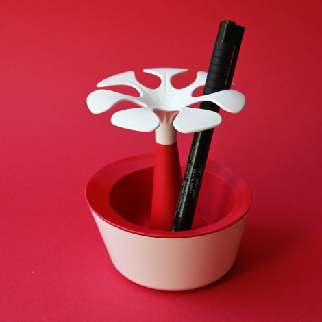 Pop à crayon personnalisable - Flo Pop rouge