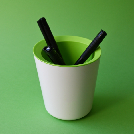 Pot à crayon promotionnel - Mega Pop vert clair