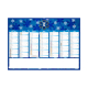 Face recto du calendrier ambulancier 2026 avec grille de décembre à juin