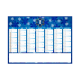 Face verso du calendrier personnalisé 2026 avec grille de juillet à janvier