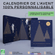 Calendrier de l'avent 2024 personnalisable