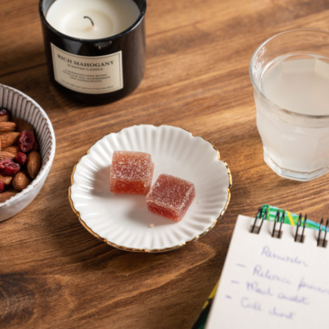 Pâte de fruits avec sachet personnalisable