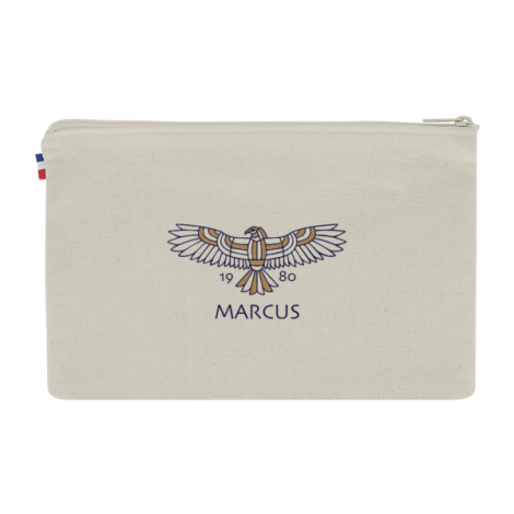 Trousse plate personnalisable 27x18 cm