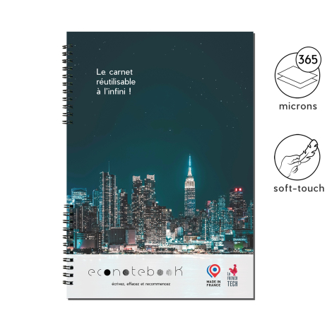 Cahier publicitaire réutilisable - A4