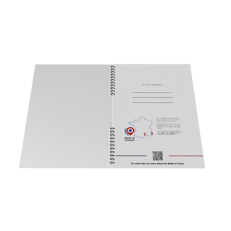 Cahier publicitaire réutilisable - A4