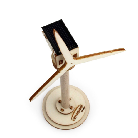 Petite éolienne solaire personnalisable