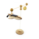Fusée solaire personnalisable sur socle