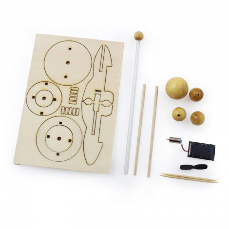Fusée solaire personnalisable sur socle