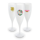 Flute à champagne personnalisable plastique