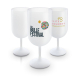 Verre à pied personnalisable en plastique -18cl