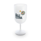 Verre à pied personnalisable en plastique -18cl