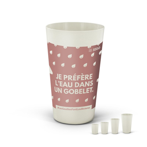 Gobelet personnalisable publicitaire 600 ml - BIO