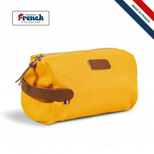 Trousse fabriquée en France personnalisable - Fisel Jaune