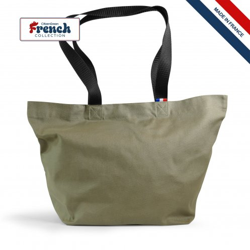 Sac cabas français personnalisable 220gr/m² - Azalée Kaki