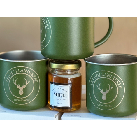 Miel de forêts étiquette personnalisable - 120 gr