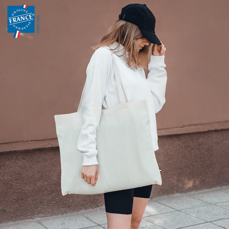 Tote bag personnalisable coton recyclé - 250 gr