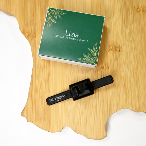 lampe Lizia personnalisable fabriquée en France coloris noir