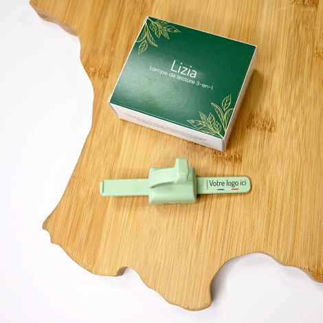Lampe de lecture verte personnalisable made in France