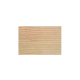 Badge rectangulaire en bois clair présenté de face.