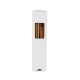 Coffret cartonné blanc avec fenêtre laissant apparaître deux tubes d’épices. Coffret cartonné blanc avec fenêtre laissant apparaître deux tubes d’épices.