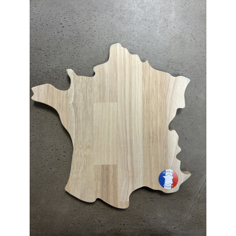 Planche à découper publicitaire en bois forme France