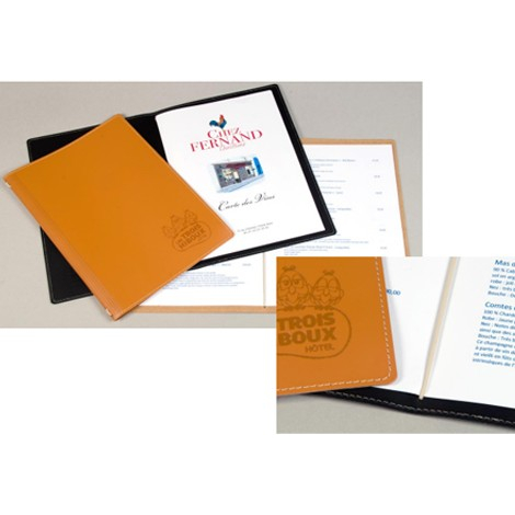 Porte-menu A4 personnalisable publicitaire fabriqué en France