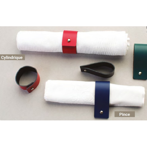 Rond de serviette publicitaire fabriqué en France