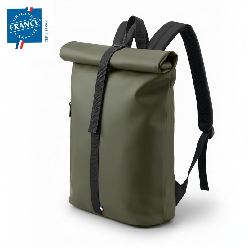 Sac à dos publicitaire L'Horizon Origine France Kaki