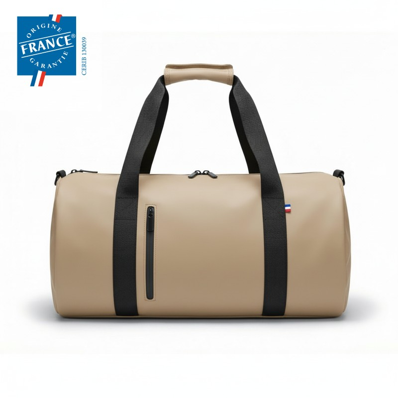 Sac de voyage publicitaire L'Escale France Beige