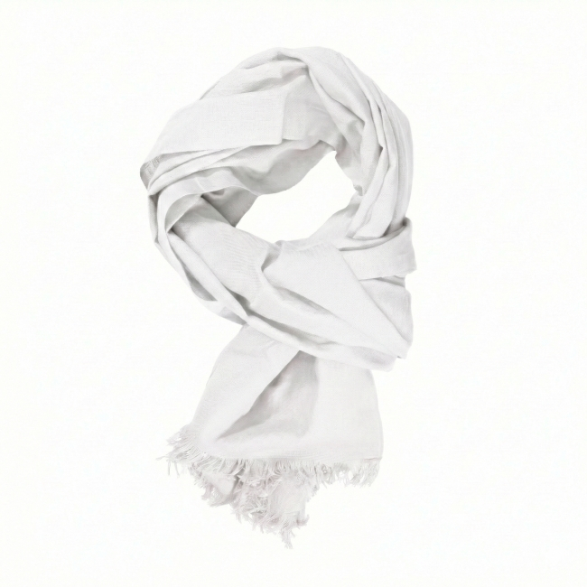 Chèche coton 95g Handloom Blanc