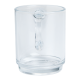 Mug cylindrique transparent Duralex 26 cl vue de face sans marquage